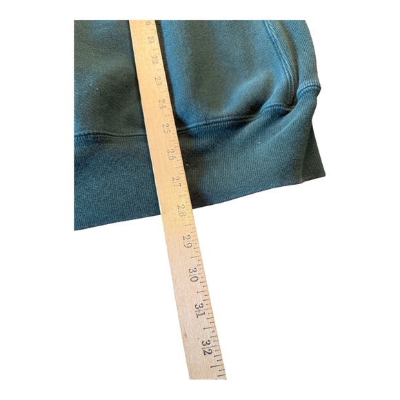 Vintage Champion Reverse Weave Crewneck Sweatshirt Size X-Large Green 90s - Picture 14 of 15